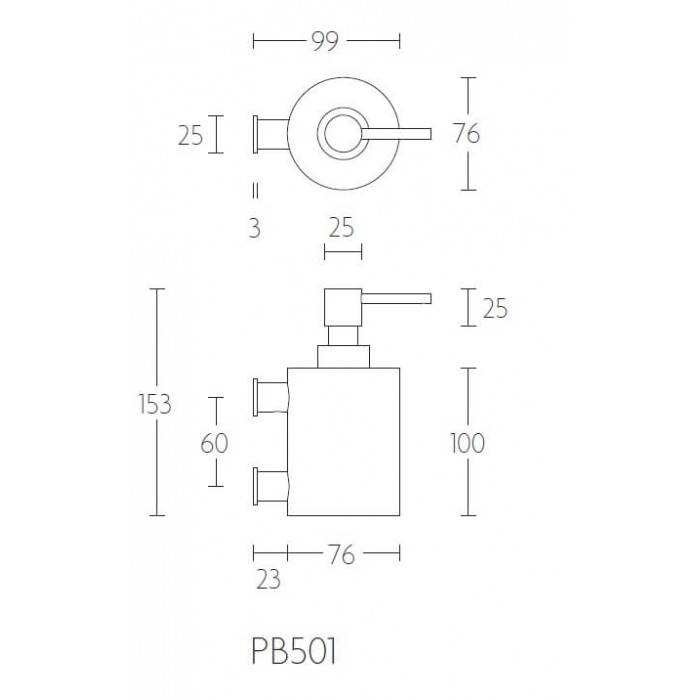 Zeepdispenser Piet Boon PB501 Mat Zwart Kopen DecoDeurbeslag